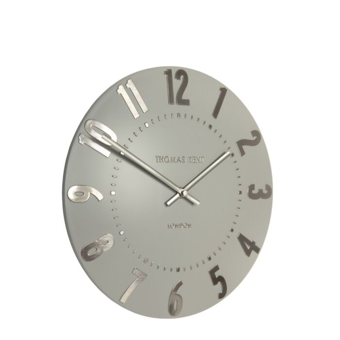 Thomas Kent - Mulberry Silver Cloud Small Wall Clock